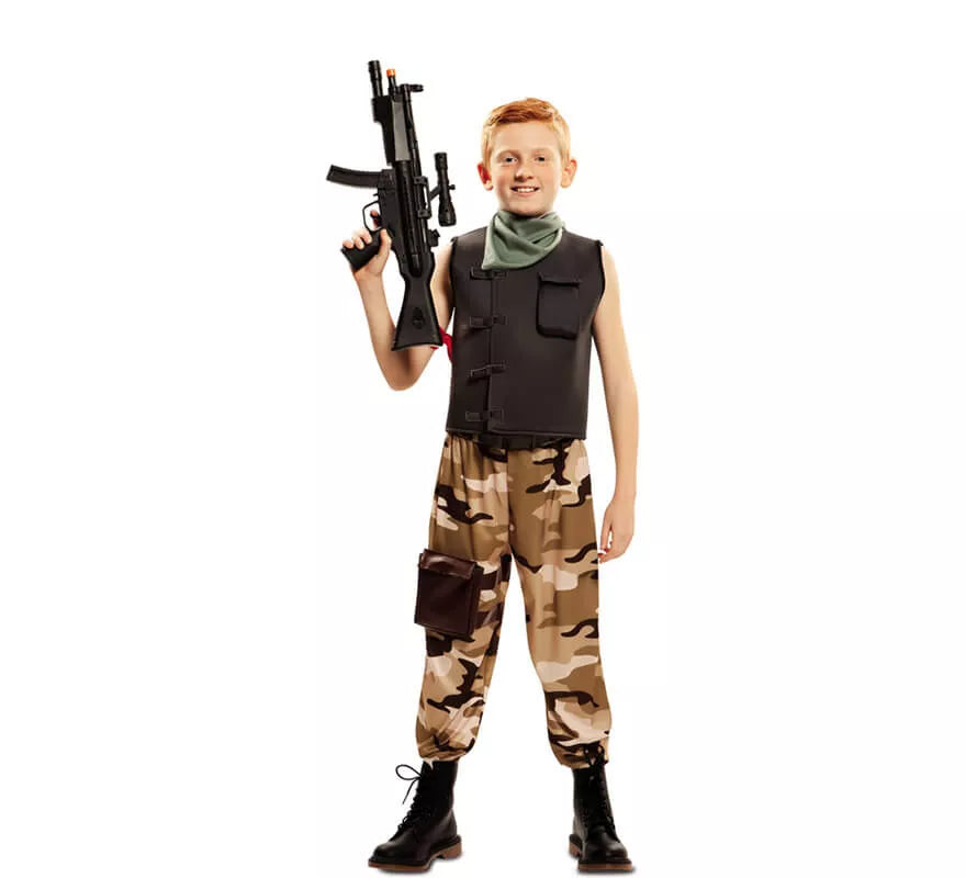 Disfraz de Soldado de Combate para niño