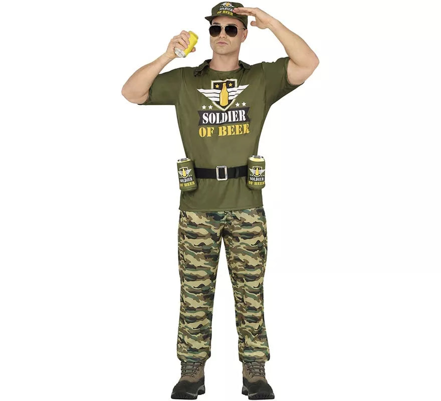Translation missing: es.Disfraz de Soldado de la Cerveza para hombre