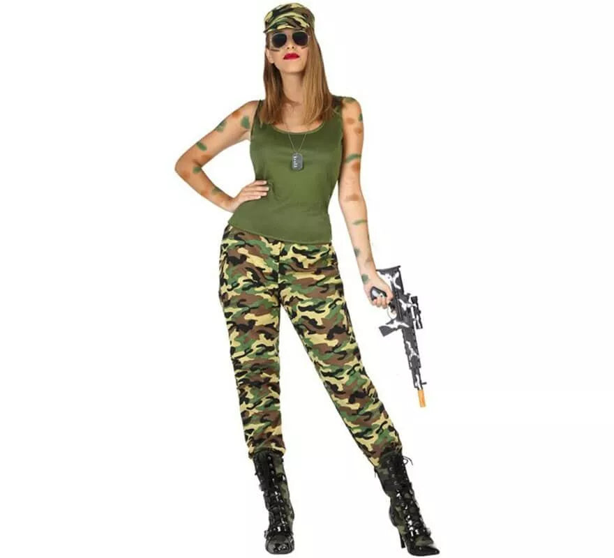 Translation missing: it.Disfraz de Soldado Militar para mujer