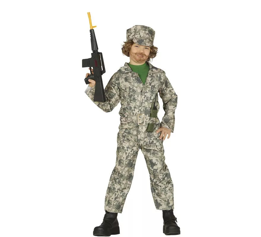 Translation missing: it.Disfraz de Soldado Militar para niño