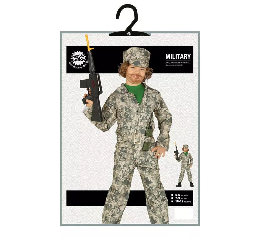 Translation missing: it.Disfraz de Soldado Militar para niño