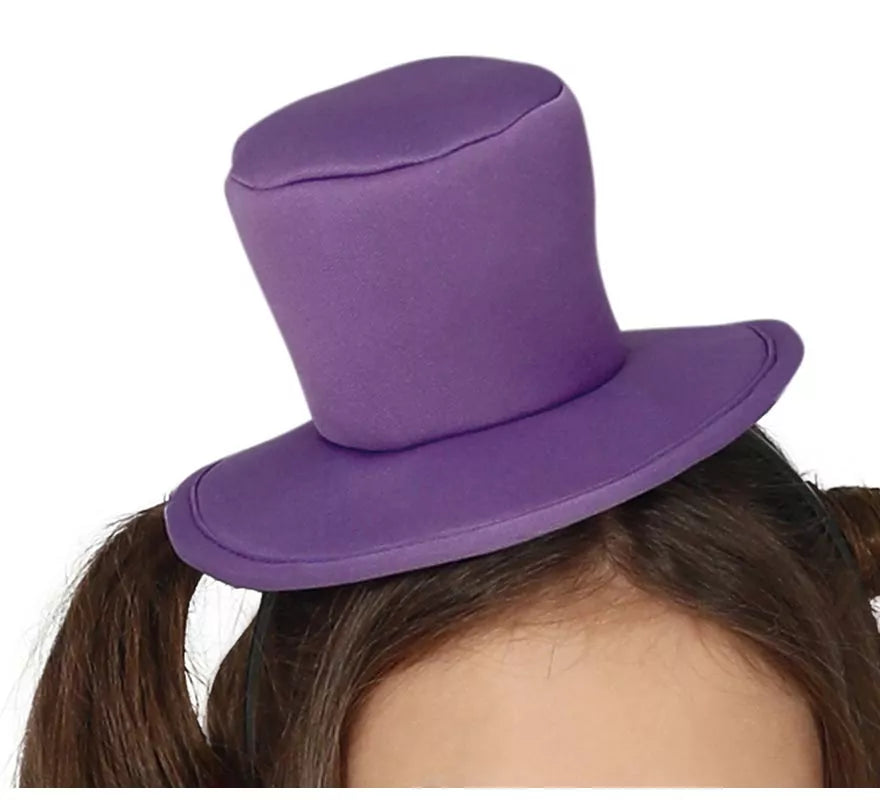 Translation missing: es.Disfraz de Sombrerera Morado para niña