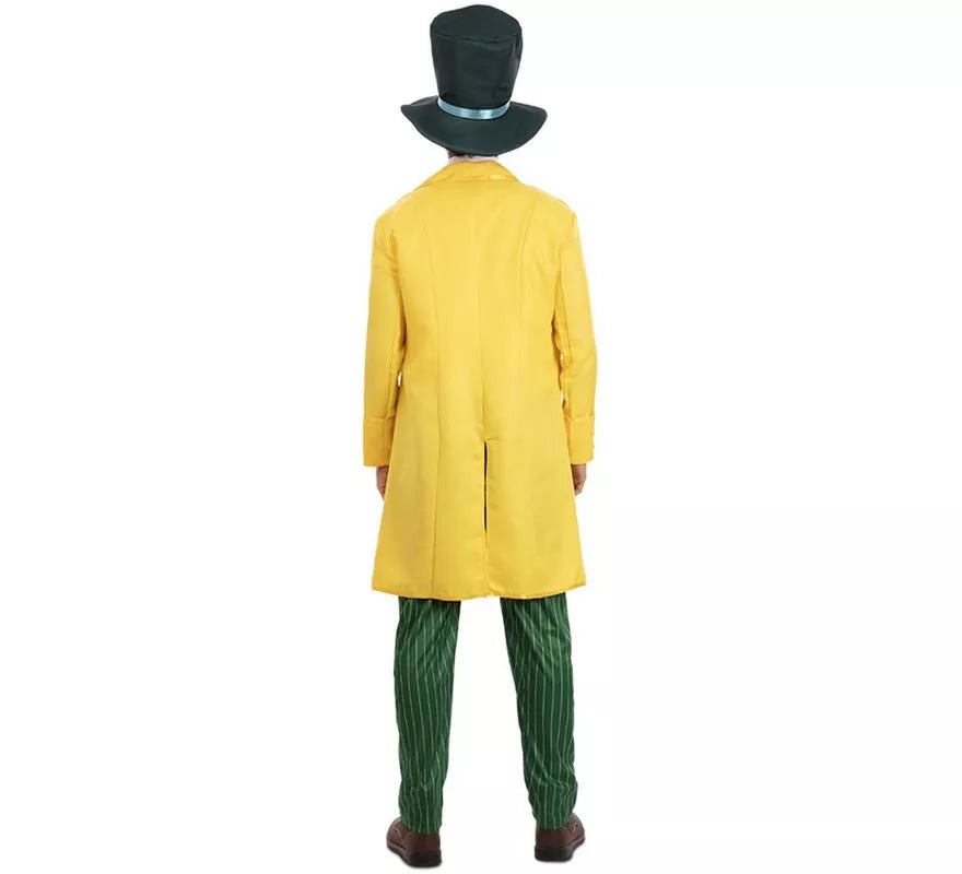 Translation missing: it.Disfraz de Sombrerero amarillo para hombre
