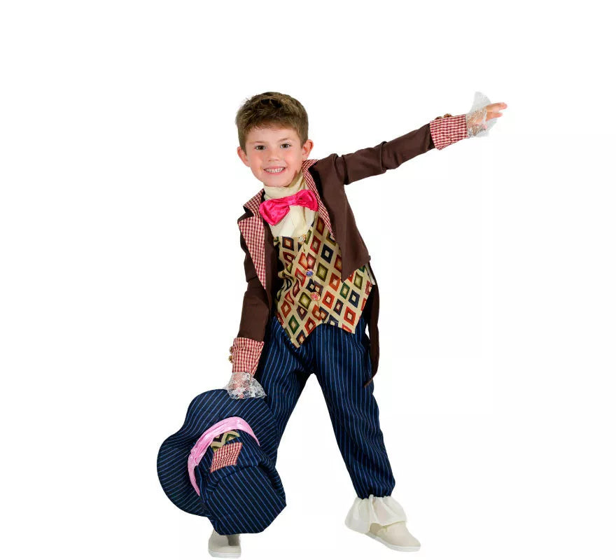 Translation missing: es.Disfraz de Sombrerero Loco con chaqueta para niño