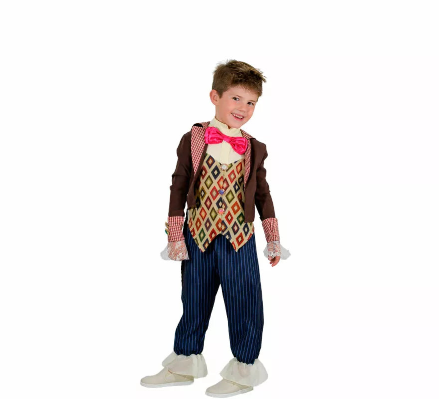 Translation missing: it.Disfraz de Sombrerero Loco con chaqueta para niño
