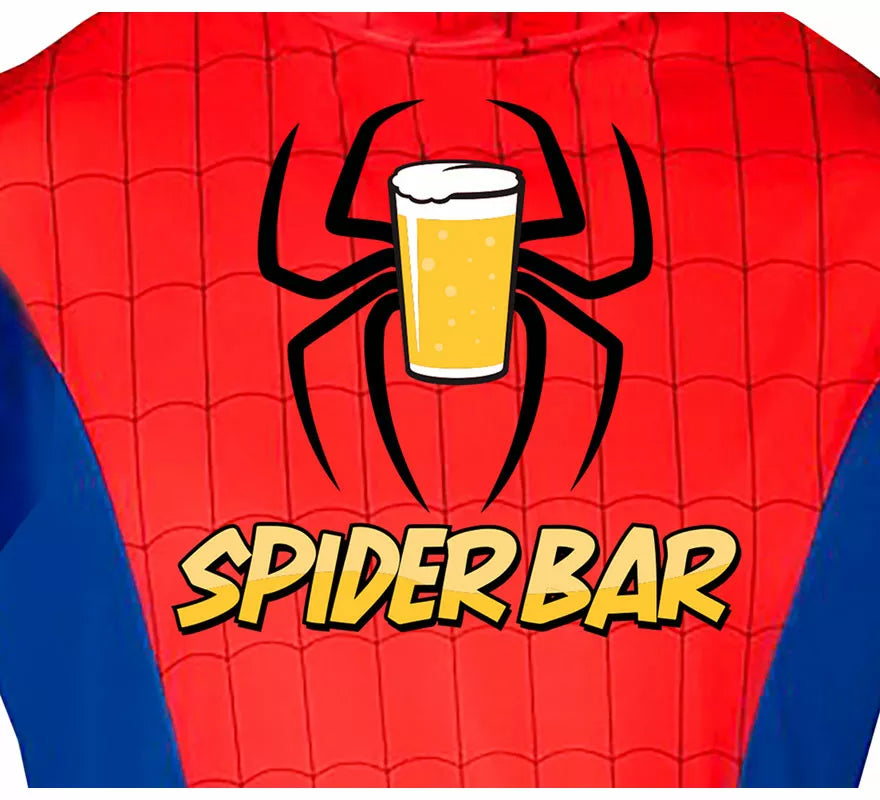 Disfraz de SpiderBar con Lanzalíquido para hombre