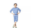 Disfraz de Srta. Bañista Retro Años 20 Azul para niña