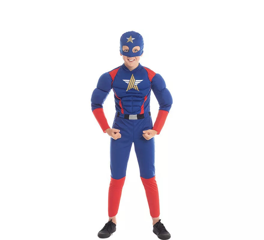Translation missing: it.Disfraz de Star Héroe Americano para niño