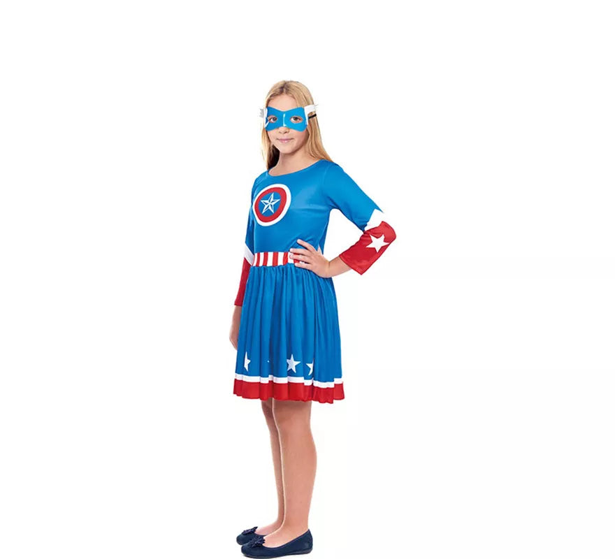 Translation missing: it.Disfraz de Star Heroína Americana para niña