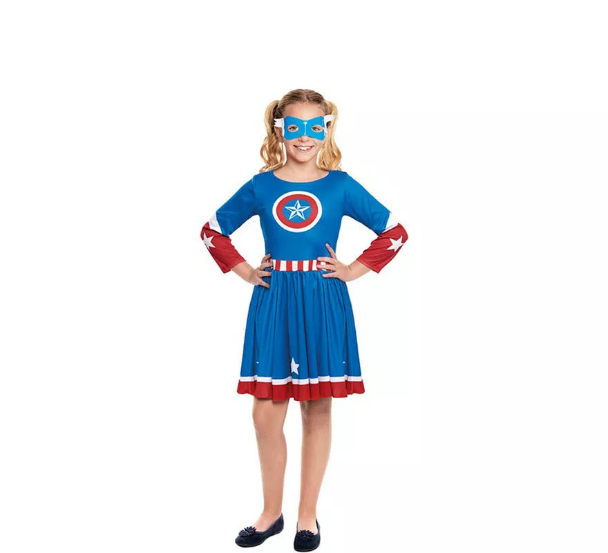 Translation missing: it.Disfraz de Star Heroína Americana para niña