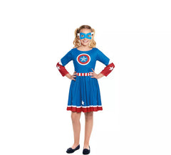 Costume da American Star Heroine per bambina