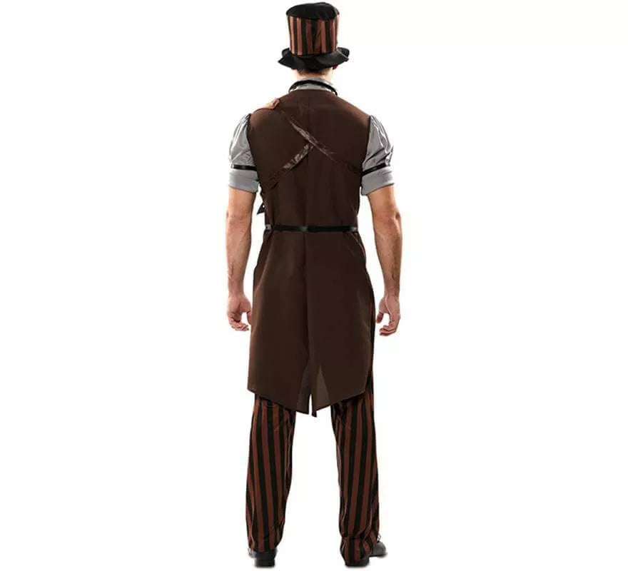 Translation missing: it.Disfraz de Steampunk a Rayas para hombre