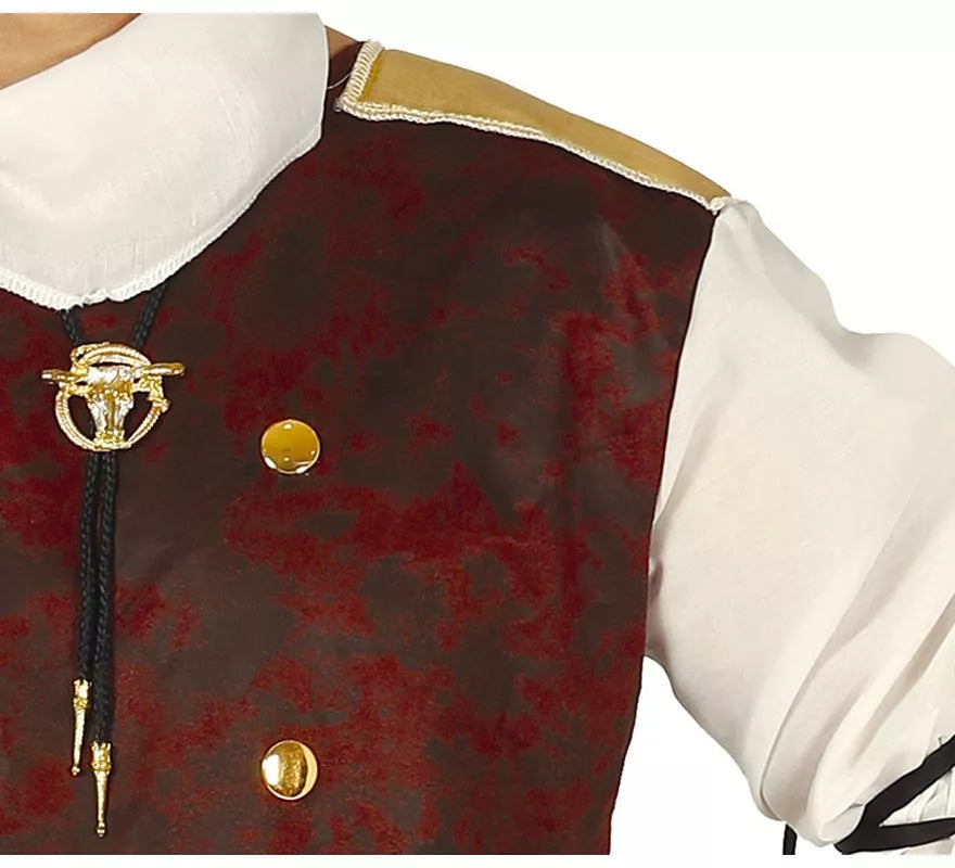 Translation missing: it.Disfraz de Steampunk Granate para hombre