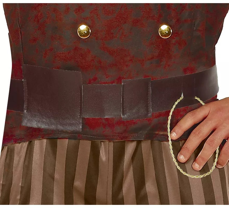 Translation missing: it.Disfraz de Steampunk Granate para hombre