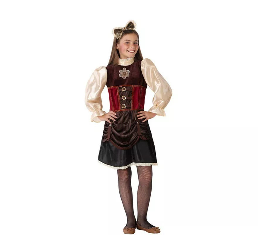 Translation missing: it.Disfraz de Steampunk para niña