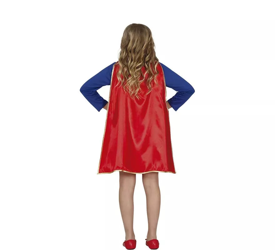 Translation missing: es.Disfraz de Super Heroína con falda para niña