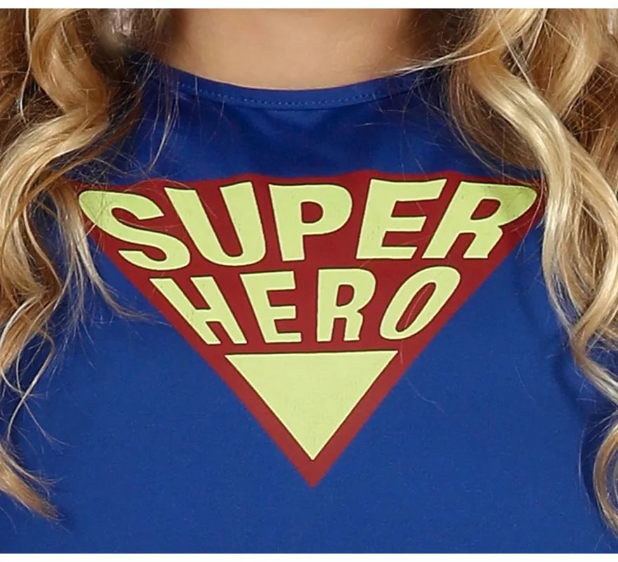 Translation missing: it.Disfraz de Super Heroína con falda para niña