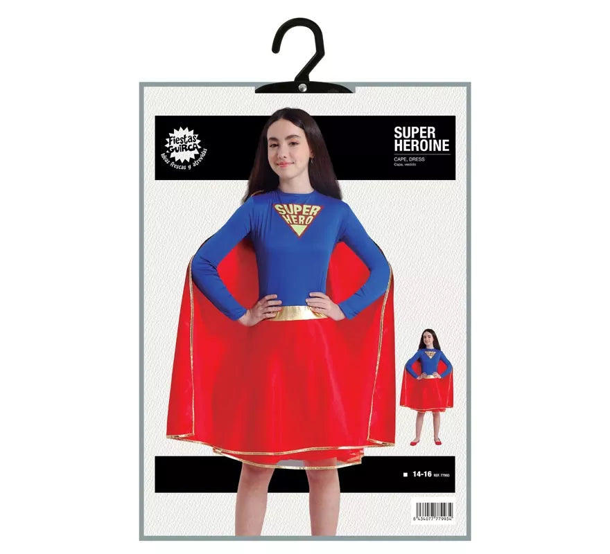 Translation missing: es.Disfraz de Super Heroína Criptoniana para adolescente