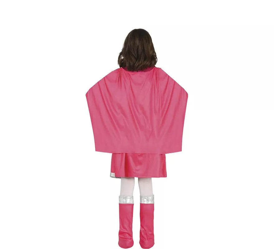 Translation missing: it.Disfraz de Super Heroína Rosa para niña