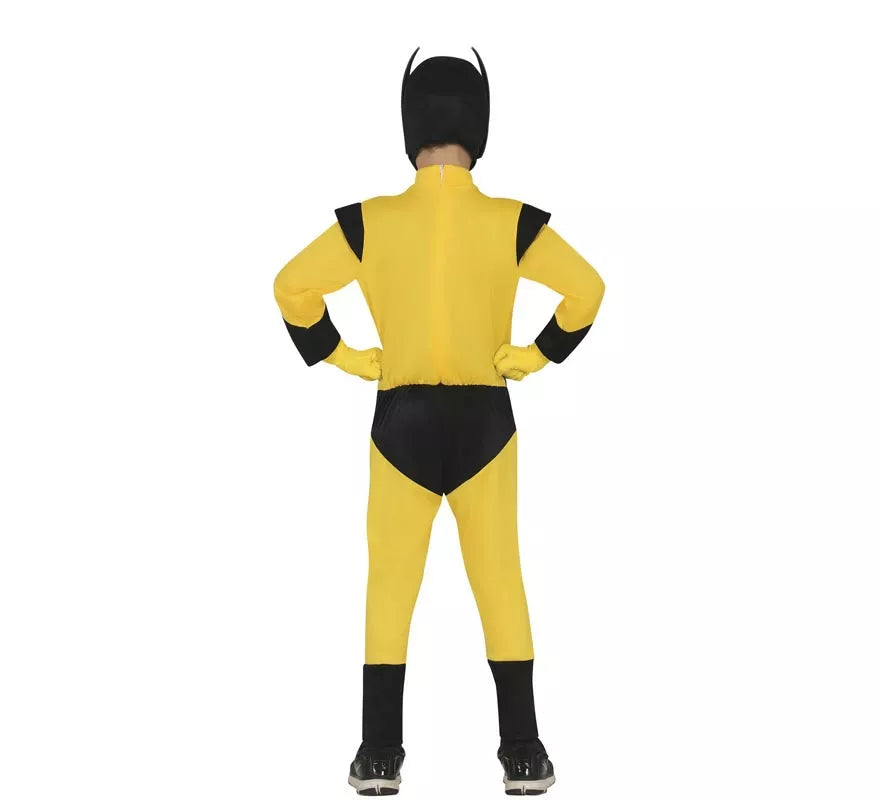 Translation missing: es.Disfraz de Súper Lobo amarillo para niño