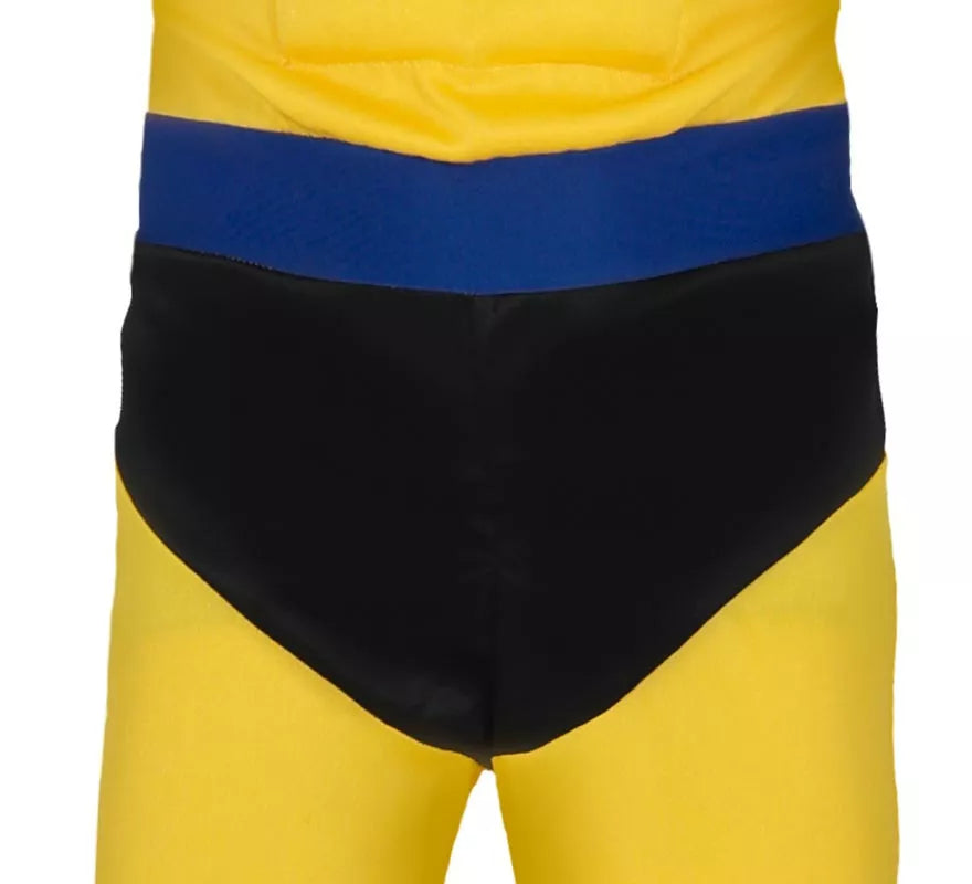 Translation missing: es.Disfraz de Súper Lobo amarillo para niño