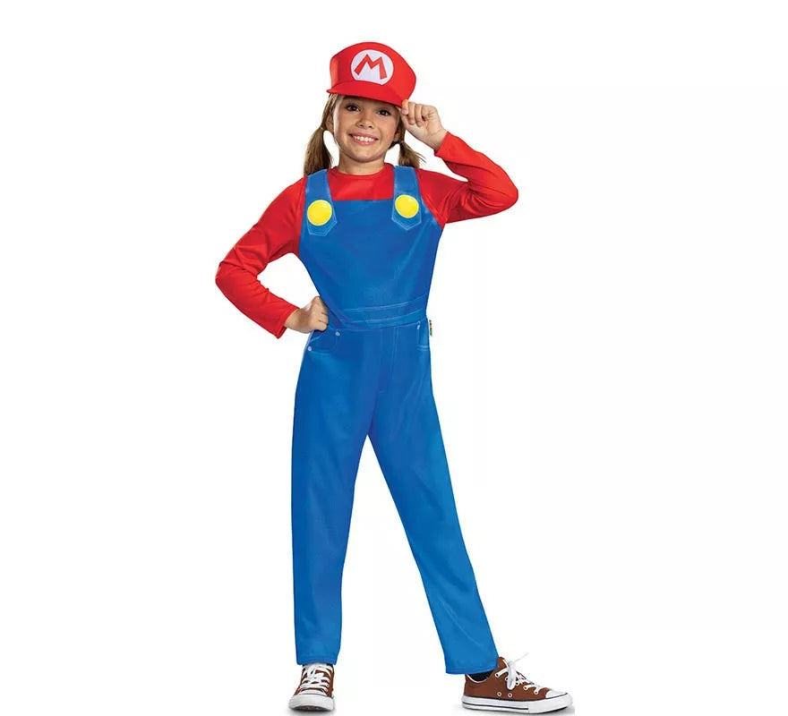 Translation missing: it.Disfraz de Super Mario con gorro para niños