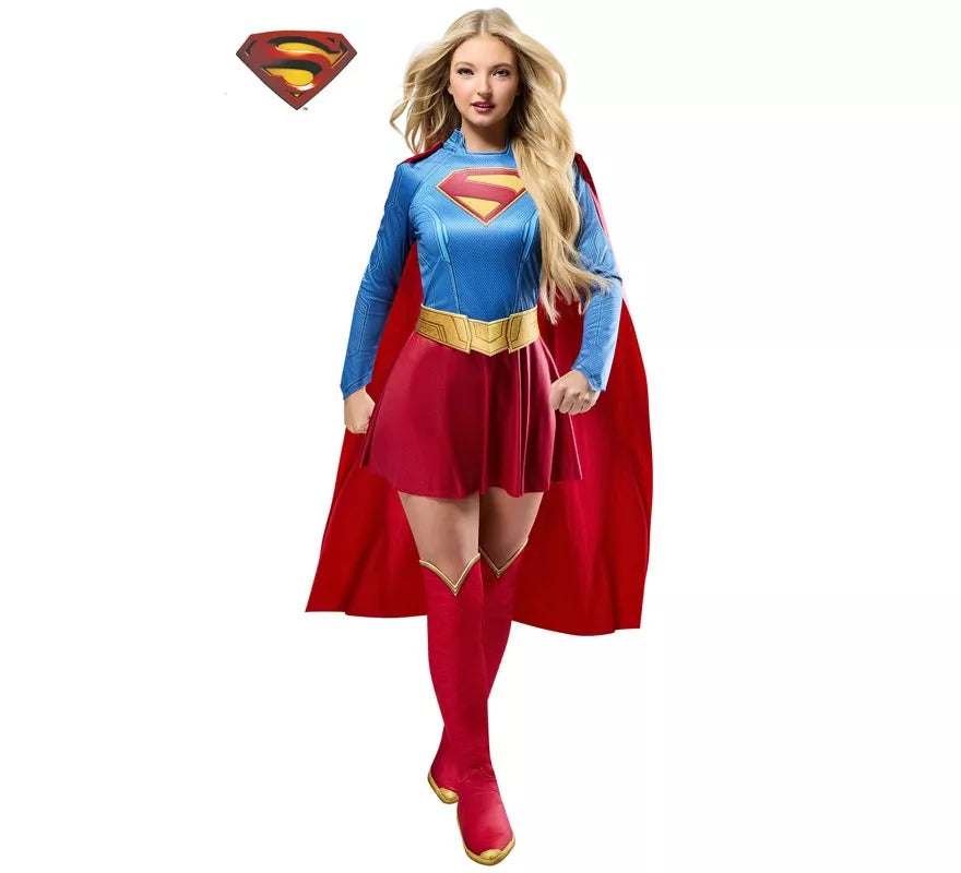 Translation missing: it.Disfraz de Supergirl Deluxe para mujer