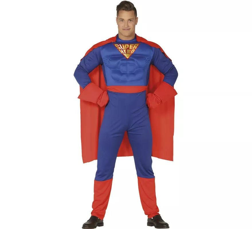 Disfraz de Superhéroe Azul para hombre