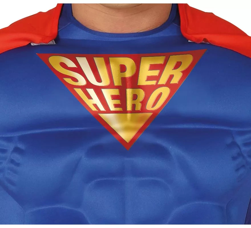 Translation missing: it.Disfraz de Superhéroe Azul para hombre