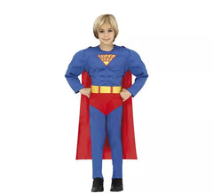 Costume da supereroe muscoloso per un ragazzo