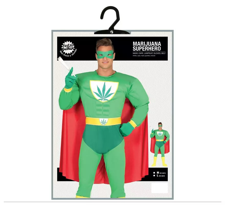 Translation missing: es.Disfraz de Superhéroe Marihuana para hombre