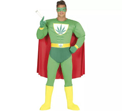 Disfraz de Superhéroe Marihuana para hombre