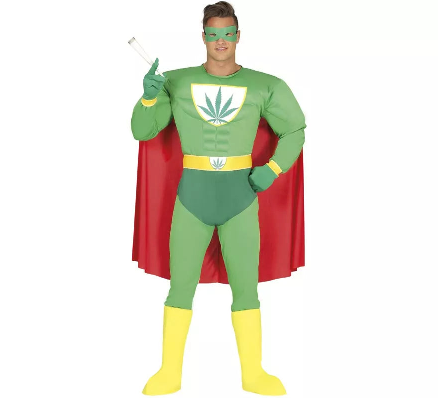 Translation missing: it.Disfraz de Superhéroe Marihuana para hombre