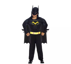 Disfraz de Superhéroe Oscuro musculoso para niño