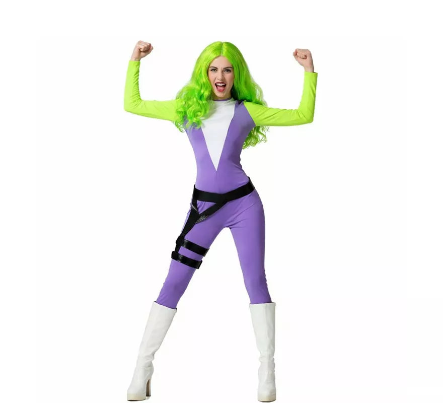 Translation missing: it.Disfraz de Superheroína verde para mujer