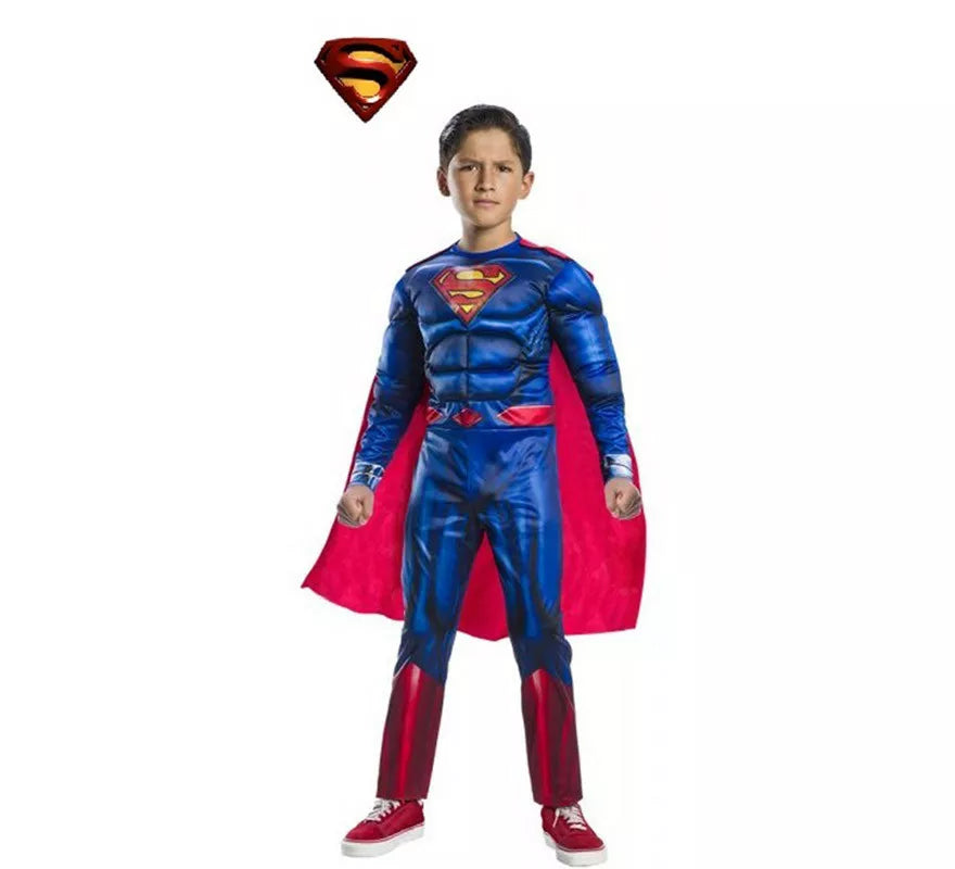 Translation missing: it.Disfraz de Superman Black Line Deluxe para niño