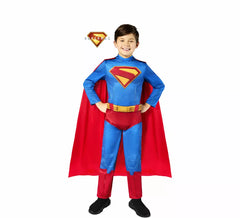Costume da Superman con mantello per bambini