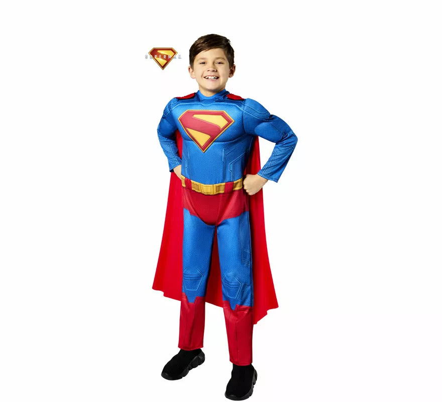 Translation missing: it.Disfraz de Superman Deluxe para niño