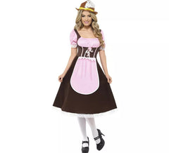 Costume da taverna da donna lunga per l' oktoberfest