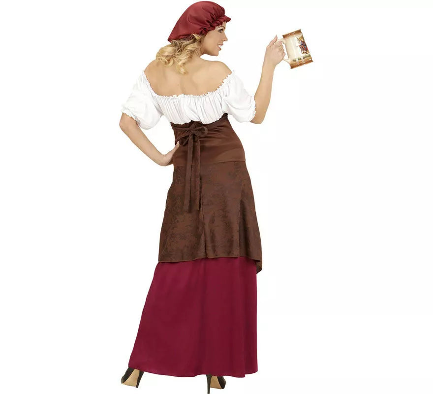 Translation missing: es.Disfraz de Tabernera Medieval Alegre para mujer