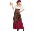 Disfraz de Tabernera Medieval Alegre para mujer