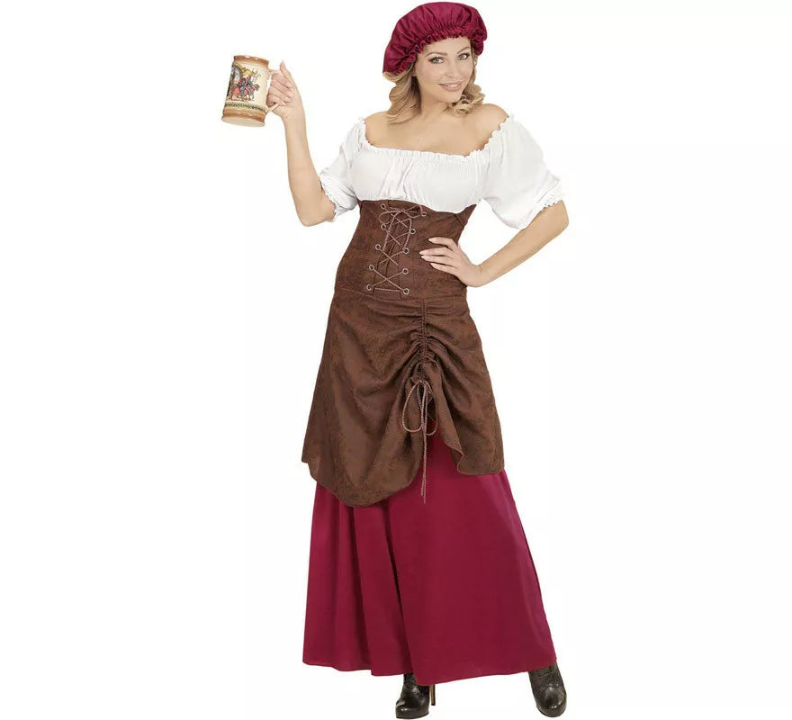 Translation missing: it.Disfraz de Tabernera Medieval Alegre para mujer