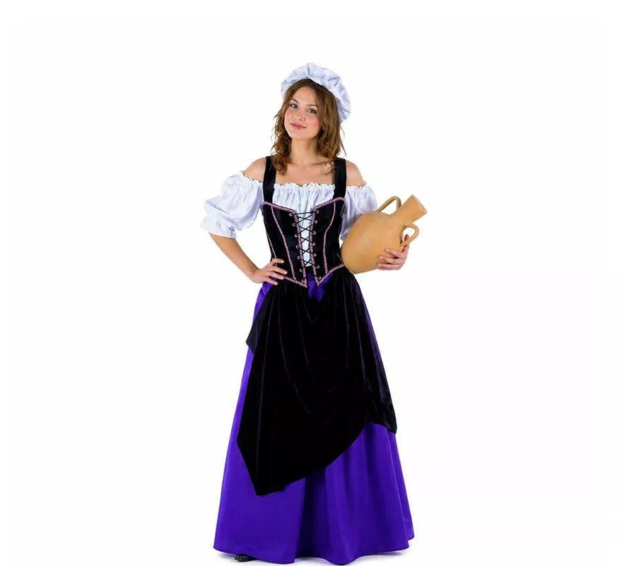 Translation missing: it.Disfraz de Tabernera Medieval para mujer