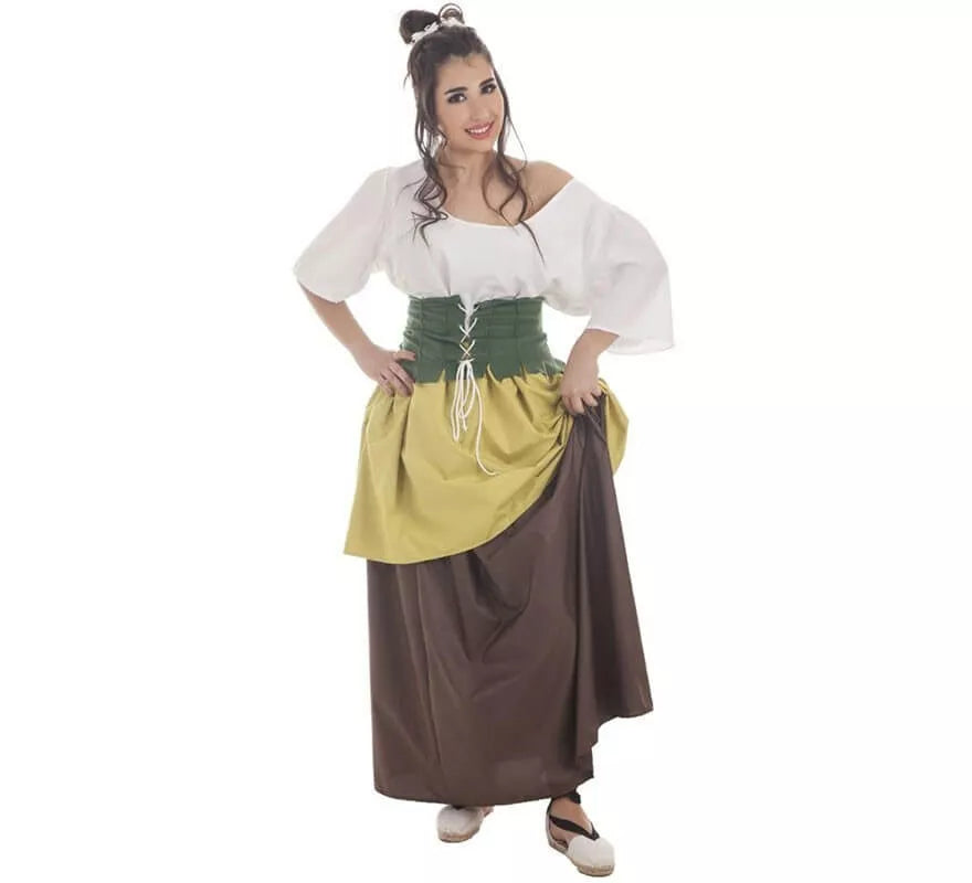 Translation missing: it.Disfraz de Tendera Medieval para mujer