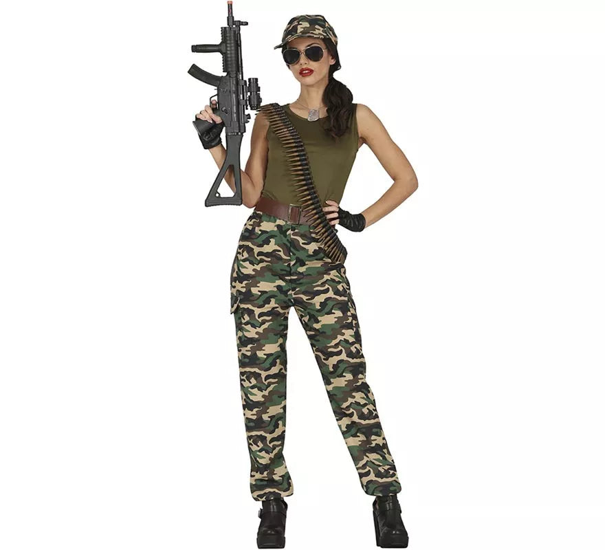 Translation missing: es.Disfraz de Teniente Soldado para mujer