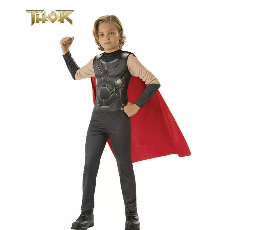 Translation missing: it.Disfraz de Thor Opp con capa roja en caja para niño
