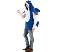 Blue Man costume Shark Men