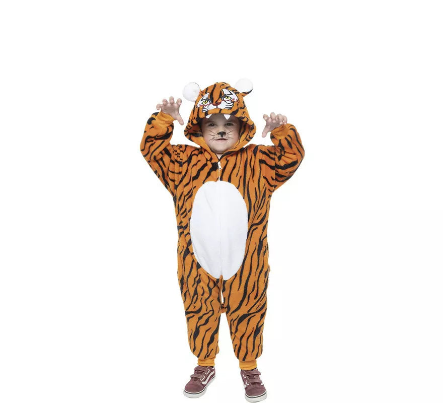Translation missing: it.Disfraz de Tigre con capucha y orejas para niño