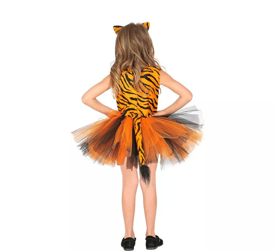 Translation missing: it.Disfraz de Tigre con Tutú y Lazo para niña