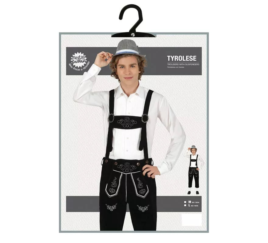 Translation missing: es.Disfraz de Tirolés oscuro para hombre